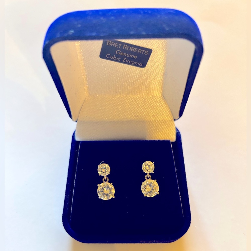 Cubic Zirconia Stud Earrings